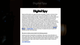 What Digitalspy.co.uk website looked like in 2023 (1 year ago)