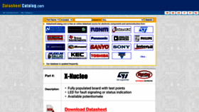 What Datasheetcatalog.com website looked like in 2023 (1 year ago)