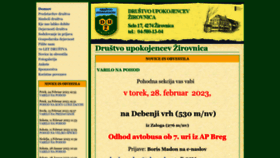 What Duz-drustvo.si website looked like in 2023 (1 year ago)