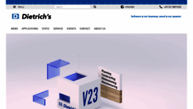 What Dietrichs.com website looked like in 2023 (1 year ago)