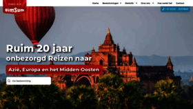 What Dim-sum.nl website looked like in 2023 (1 year ago)