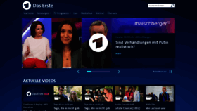 What Daserste.de website looked like in 2023 (2 years ago)