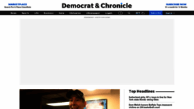 What Democratandchronicle.com website looked like in 2023 (1 year ago)