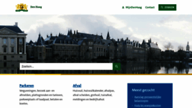 What Denhaag.nl website looked like in 2023 (1 year ago)
