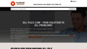 What Dll-files.com website looked like in 2023 (1 year ago)