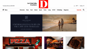 What Dmagazine.com website looked like in 2023 (1 year ago)