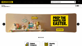 What Dollargeneral.com website looked like in 2023 (1 year ago)