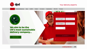 What Dpd.co.uk website looked like in 2023 (3 years ago)