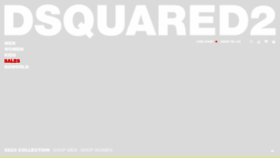 What Dsquared2.com website looked like in 2023 (1 year ago)