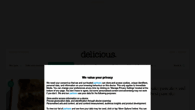 What Deliciousmagazine.co.uk website looked like in 2023 (1 year ago)