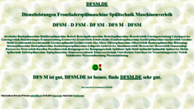 What Dfsm.de website looked like in 2023 (1 year ago)