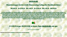 What Dgold.de website looked like in 2023 (1 year ago)