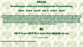What Dikw.de website looked like in 2023 (1 year ago)