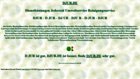 What Djur.de website looked like in 2023 (1 year ago)