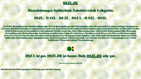 What Dszl.de website looked like in 2023 (1 year ago)
