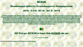 What Dsvr.de website looked like in 2023 (3 years ago)
