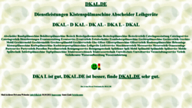 What Dkal.de website looked like in 2023 (1 year ago)
