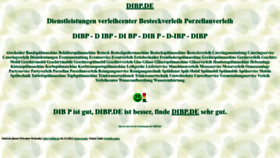What Dibp.de website looked like in 2023 (1 year ago)