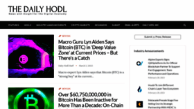 What Dailyhodl.com website looked like in 2023 (1 year ago)