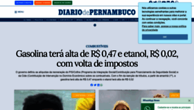 What Diariodepernambuco.com.br website looked like in 2023 (1 year ago)