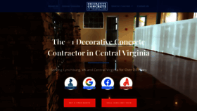 What Decorativeconcreteofvirginia.com website looked like in 2023 (1 year ago)