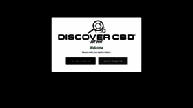 What Discovercbd.com website looked like in 2023 (1 year ago)