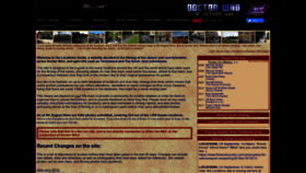 What Doctorwholocations.net website looked like in 2023 (1 year ago)