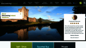What Discoveringireland.com website looked like in 2023 (1 year ago)