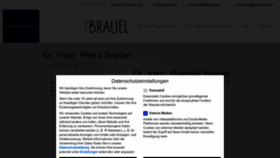 What Drs-brauel.de website looked like in 2023 (1 year ago)