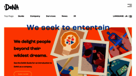 What Dena.com website looked like in 2023 (2 years ago)