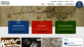 What Drentsarchief.nl website looked like in 2023 (1 year ago)