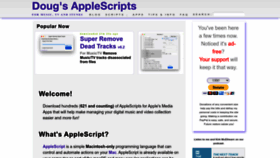 What Dougscripts.com website looked like in 2023 (1 year ago)