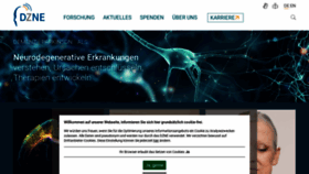 What Dzne.de website looked like in 2023 (1 year ago)