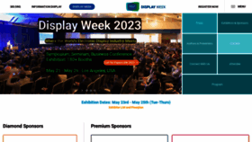 What Displayweek.org website looked like in 2023 (1 year ago)