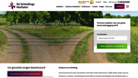 What Descheidingsmediator.nl website looked like in 2023 (1 year ago)