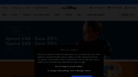 What Disneystore.fr website looked like in 2023 (3 years ago)