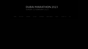 What Dubaimarathon.org website looked like in 2023 (1 year ago)
