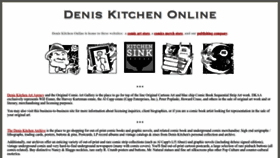 What Deniskitchen.com website looked like in 2023 (1 year ago)