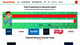 What Discountpartner.co.uk website looked like in 2023 (1 year ago)