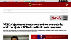 What Diariodosertao.com.br website looked like in 2023 (2 years ago)