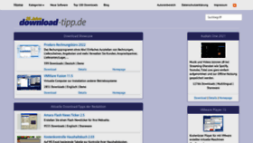 What Download-tipp.de website looked like in 2023 (1 year ago)