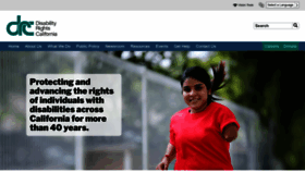 What Disabilityrightsca.org website looked like in 2023 (1 year ago)