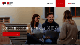 What Dhbw.de website looked like in 2023 (1 year ago)