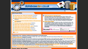 What Databasedev.co.uk website looked like in 2023 (1 year ago)