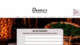 What Danielsvineyard.com website looked like in 2023 (1 year ago)