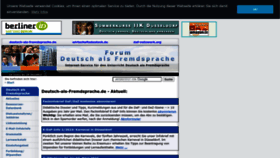 What Deutsch-als-fremdsprache.de website looked like in 2023 (2 years ago)