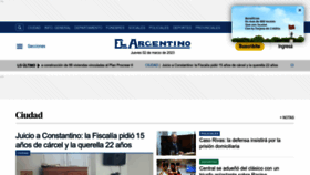 What Diarioelargentino.com.ar website looked like in 2023 (1 year ago)
