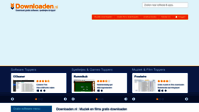 What Downloads.nl website looked like in 2023 (1 year ago)