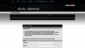 What Dual-boxing.com website looked like in 2023 (1 year ago)