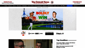 What Detnews.com website looked like in 2023 (1 year ago)